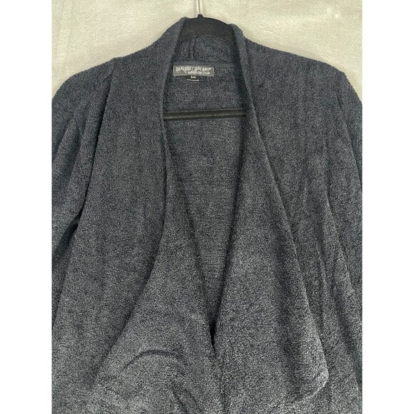 Barefoot Dreams Bamboo Chic Lite Cardigan Black Sweater Womens S/M 436 - Picture 2 of 8